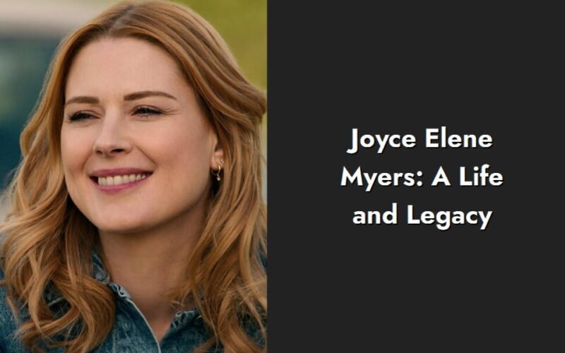 joyce elene myers a life and legacy i1383 254